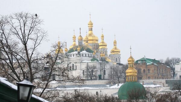 Киево-Печерская лавра. Архивное фото Киево-Печерская лавра. Архивное фото