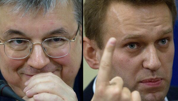 Ярослав Кузьминов и Алексей Навальный Ярослав Кузьминов и Алексей Навальный