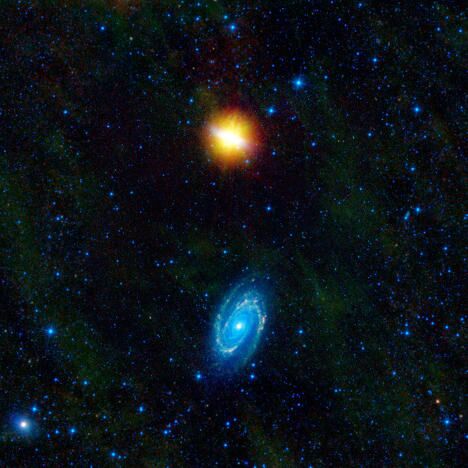 Галактики Messier 81 и Messier 82 Галактики Messier 81 и Messier 82