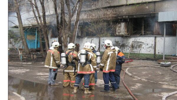 Пожар в жилом доме в Самаре Пожар в жилом доме в Самаре