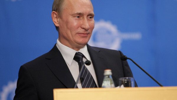 Премьер-министр В.Путина побывал на съезде Союза машиностроителей России Премьер-министр В.Путина побывал на съезде Союза машиностроителей России