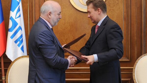 ОАО Газпром и группа компаний Ренова подписали соглашение о намерениях объединить энергоактивы. Архив ОАО Газпром и группа компаний Ренова подписали соглашение о намерениях объединить энергоактивы. Архив