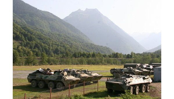 Российские военные в Кодорском ущелье (Абхазия) Российские военные в Кодорском ущелье (Абхазия)