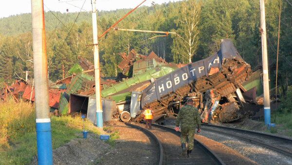 Столкновение грузовых поездов в Челябинской области Столкновение грузовых поездов в Челябинской области