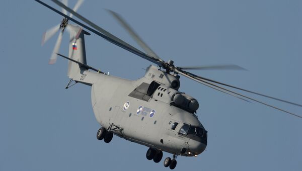 Многоцелевой транспортный вертолет Ми-26. Архивное фото Многоцелевой транспортный вертолет Ми-26. Архивное фото