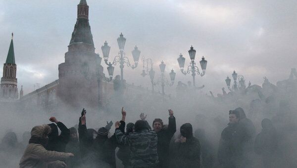 Акция в память об убитом Егоре Свиридове на Манежной площади Акция в память об убитом Егоре Свиридове на Манежной площади
