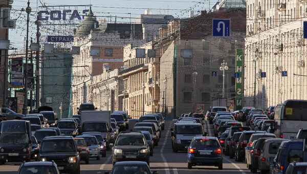 Движение транспорта в Москве. Архив Движение транспорта в Москве. Архив