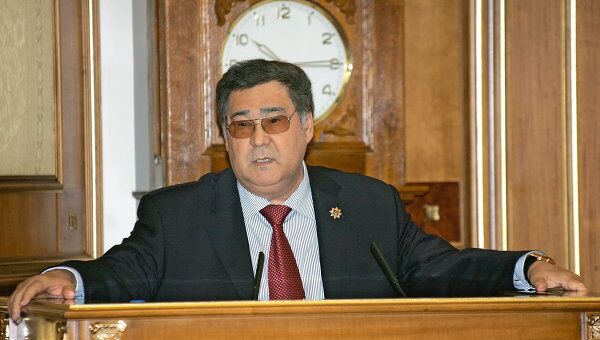 А. Тулеев на заседании правительства А. Тулеев на заседании правительства