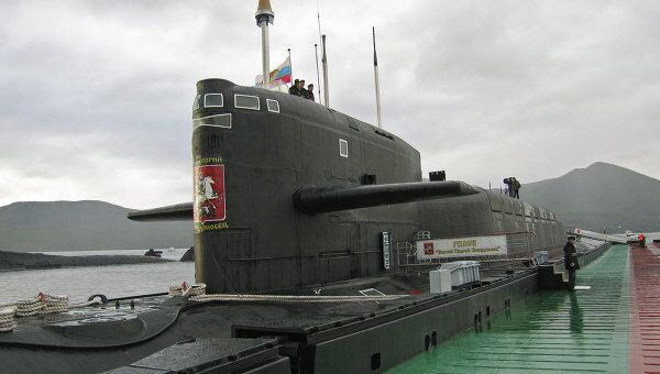 Ракетный подводный крейсер стратегического назначения Святой Георгий Победоносец. Архив Ракетный подводный крейсер стратегического назначения Святой Георгий Победоносец. Архив