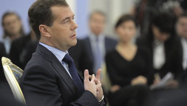 Президент РФ Дмитрий Медведев встретился с представителями Общественного комитета Президент РФ Дмитрий Медведев встретился с представителями Общественного комитета