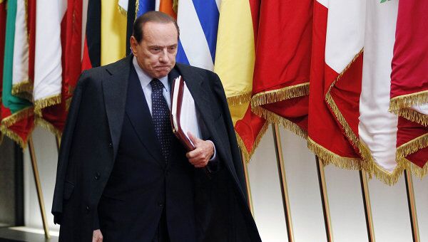 Премьер-министр Италии Сильвио Берлускони. Архив Премьер-министр Италии Сильвио Берлускони. Архив