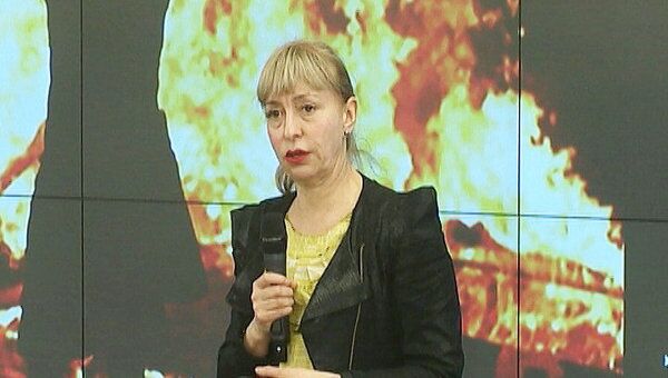 Выступление баронессы Сьюзан Гринфилд на семинаре в РИА Новости. Стоп-кадр видеозаписи Выступление баронессы Сьюзан Гринфилд на семинаре в РИА Новости. Стоп-кадр видеозаписи