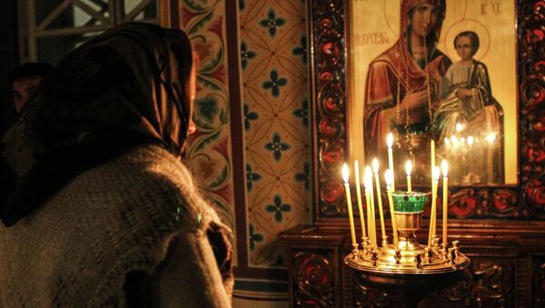 Рождество Христово в Богоявленском Кафедральном соборе Томска, архивное фото Рождество Христово в Богоявленском Кафедральном соборе Томска, архивное фото