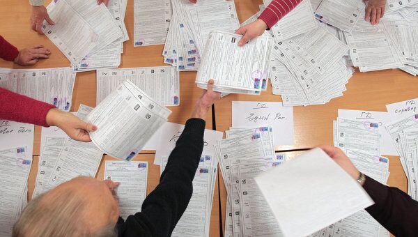 Подсчет голосов на выборах в Государственную Думу РФ Подсчет голосов на выборах в Государственную Думу РФ