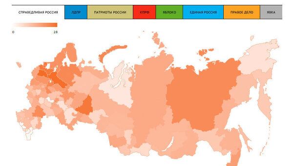 Предварительные итоги выборов в Госдуму РФ Предварительные итоги выборов в Госдуму РФ