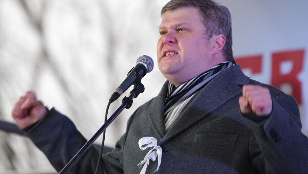 Председатель партии Яблоко Сергей Митрохин. Архив Председатель партии Яблоко Сергей Митрохин. Архив