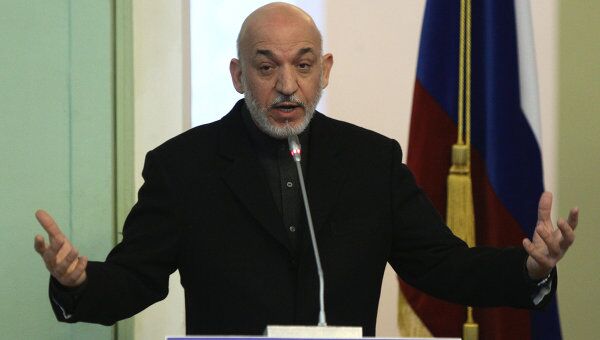 Президент Афганистана Хамид Карзай. Архив Президент Афганистана Хамид Карзай. Архив