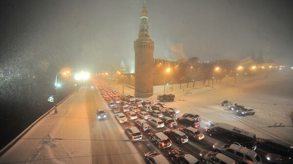 Пробки в Москве вечером в среду могут достигнуть восьми баллов