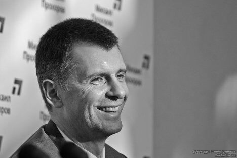 Визит Прохорова в Петербург Визит Прохорова в Петербург