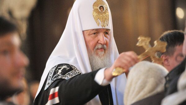 Патриарх Московский и всея Руси Кирилл совершил вечерню с чином прощения Патриарх Московский и всея Руси Кирилл совершил вечерню с чином прощения
