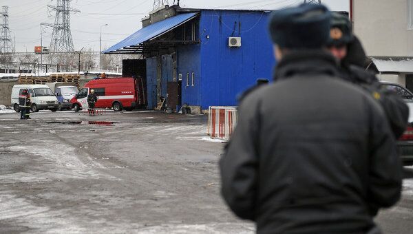 Последствия пожара на Качаловском рынке в Москве Последствия пожара на Качаловском рынке в Москве