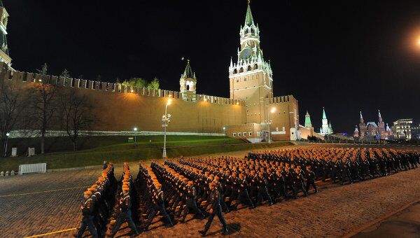 Репетиция парада Победы на Красной площади Репетиция парада Победы на Красной площади