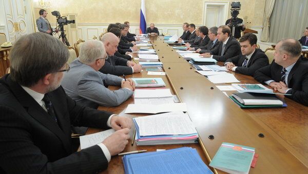Владимир Путин провел заседание правительства РФ. Архив Владимир Путин провел заседание правительства РФ. Архив