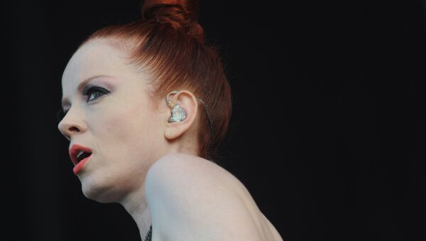 Вокалистка рок-группы Garbage Ширли Энн Мэнсон. Архивное фото Вокалистка рок-группы Garbage Ширли Энн Мэнсон. Архивное фото