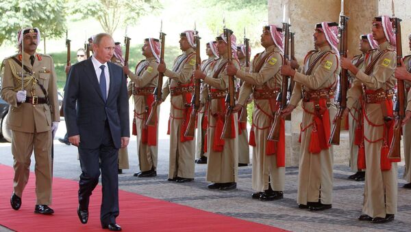 Визит Путина в Иорданию Визит Путина в Иорданию