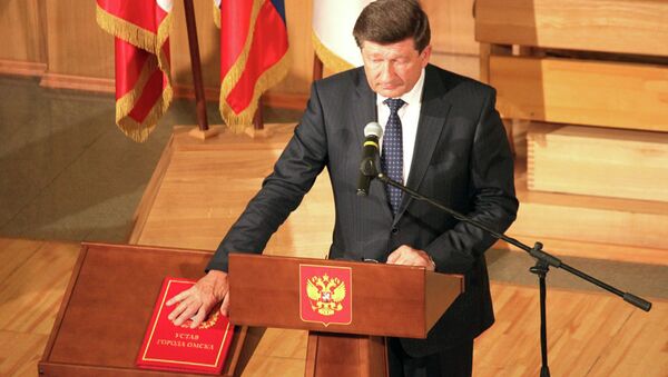 Мэр Омска Вячеслав Двораковский. Архивное фото Мэр Омска Вячеслав Двораковский. Архивное фото