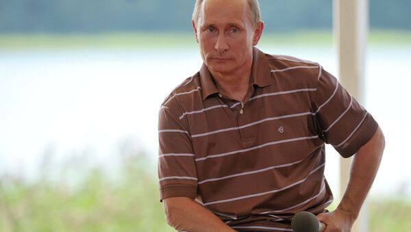 В.Путин на молодежном форуме Селигер-2012 В.Путин на молодежном форуме Селигер-2012