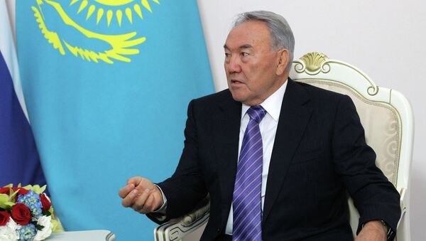 Президент Казахстана Нурсултан Назарбаев. Архивное фото Президент Казахстана Нурсултан Назарбаев. Архивное фото