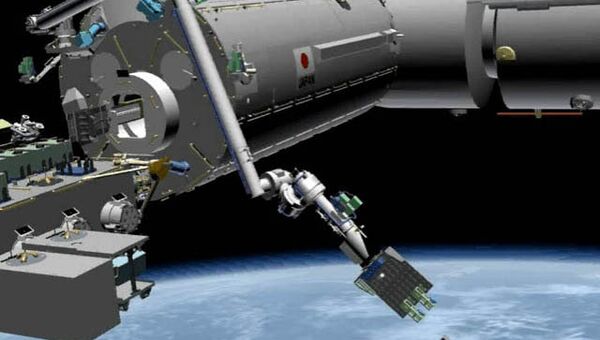 Запуск микроспутников CubeSat, архивное фото Запуск микроспутников CubeSat, архивное фото