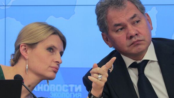 Главный редактор РИА Новости Светлана Миронюк и губернатор Московской области Сергей Шойгу Главный редактор РИА Новости Светлана Миронюк и губернатор Московской области Сергей Шойгу