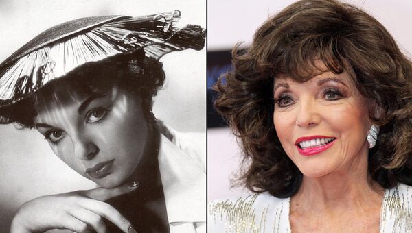Британская актриса Джоан Коллинз (1952 / 2012) Британская актриса Джоан Коллинз (1952 / 2012)