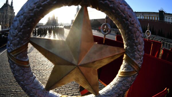 Генеральная репетиция марша, посвященного 77-летию военного парада 1941 года, на Красной площади в Москве Генеральная репетиция марша, посвященного 77-летию военного парада 1941 года, на Красной площади в Москве