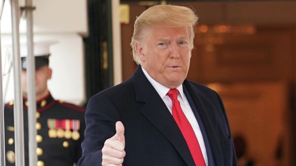Президент США Дональд Трамп в Белом доме Президент США Дональд Трамп в Белом доме