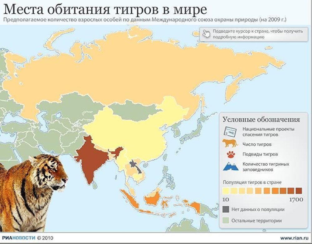 Карта обитания клещей в мире