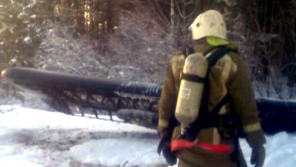 На месте жесткой посадки Ан-2 в ХМАО На месте жесткой посадки Ан-2 в ХМАО