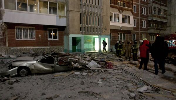 Взрыв газа в жилом доме в Томске Взрыв газа в жилом доме в Томске