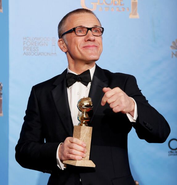 Актер Кристоф Вальц на церемонии вручения премии «Золотой глобус» Актер Кристоф Вальц на церемонии вручения премии «Золотой глобус»