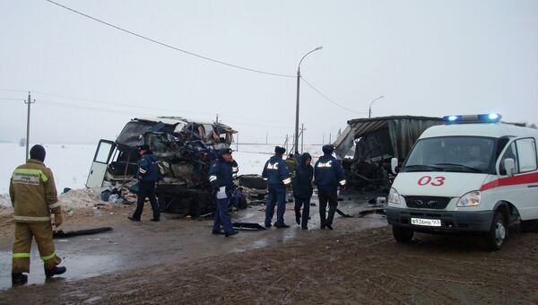 Автобус с паломниками попал в ДТП под Самарой Автобус с паломниками попал в ДТП под Самарой