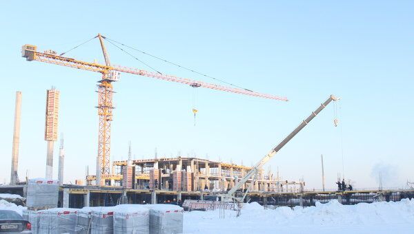 Строительство олимпийского бассейна в Томске Строительство олимпийского бассейна в Томске