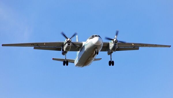 Самолет АН-24. Архивное фото Самолет АН-24. Архивное фото