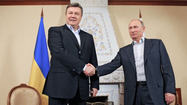 Встреча Владимира Путина с Виктором Януковичем. Архив Встреча Владимира Путина с Виктором Януковичем. Архив