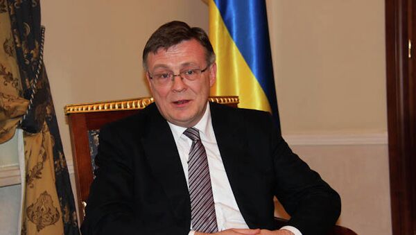 Министр иностранных дел Украины Леонид Кожара, архивное фото Министр иностранных дел Украины Леонид Кожара, архивное фото
