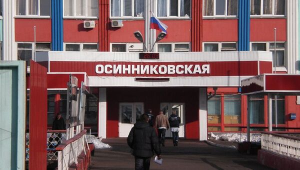 Здание шахты Осинниковская в Кузбассе Здание шахты Осинниковская в Кузбассе