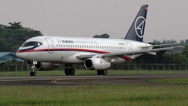 Разбившийся в Индонезии самолёт SSJ-100 перед последним взлётом Разбившийся в Индонезии самолёт SSJ-100 перед последним взлётом