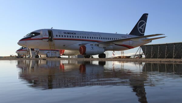 Разбившийся в Индонезии самолёт SSJ-100 перед вылетом в демонстрационный полёт по шести странам Азии (Жуковский, Московская область) Разбившийся в Индонезии самолёт SSJ-100 перед вылетом в демонстрационный полёт по шести странам Азии (Жуковский, Московская область)