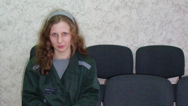 Мария Алехина в исправительной колонии №28 в городе Березники. Архив Мария Алехина в исправительной колонии №28 в городе Березники. Архив